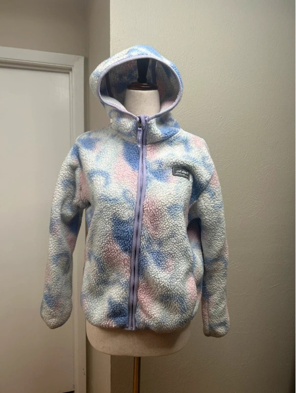 Eddie Bauer Full Zip Tie-Dye hoodie jacket with pockets